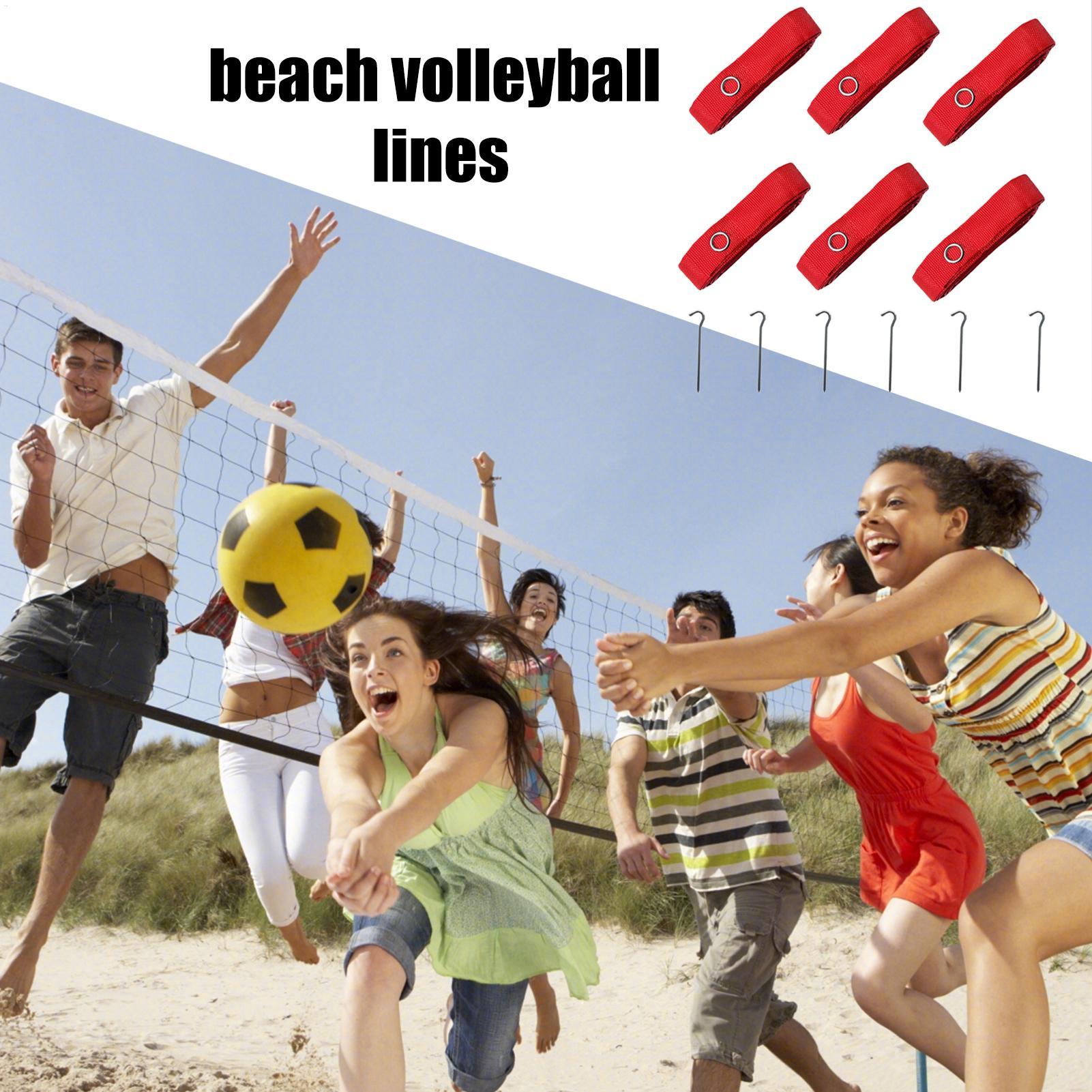 Sports Equipment Volleyball - 6 шт. портативных красных линий для